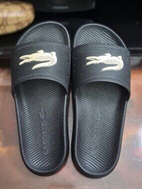 Authentic Lacoste Croco Slide Sandal